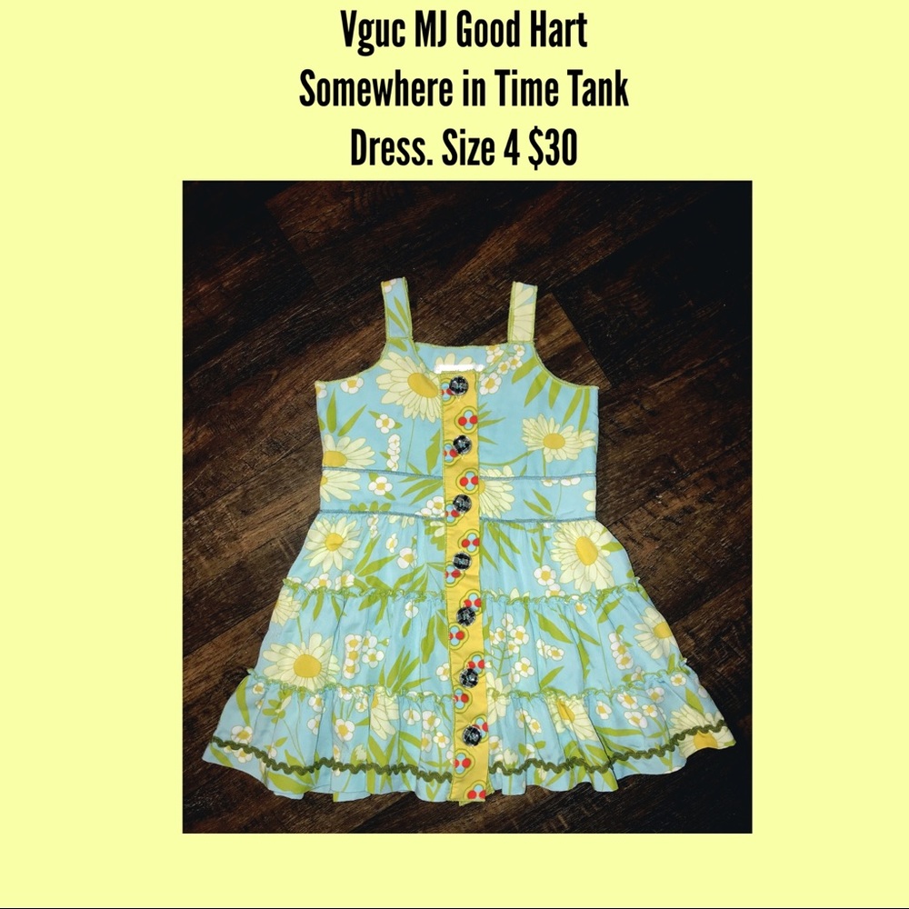 Matilda Jane Size 4 Good Hart Tank Dress